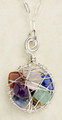 Small Spiritual Webbed Chakra on Chain
