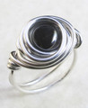 Nested Hematite Ring